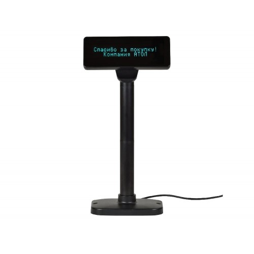Дисплей покупателя АТОЛ PD-2800 (USB, черный, зеленый светофильтр) купить в Ногинске